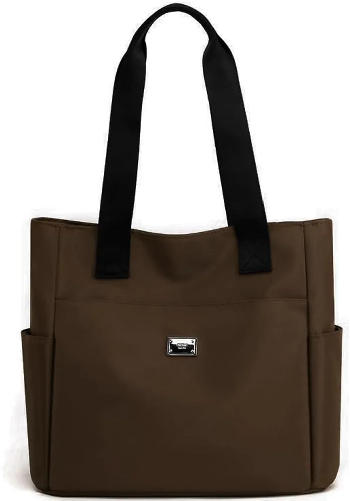 Tote Bag for Women - Nylon Waterproof Stylish Shoulder Handbag for Work, Travel, School 2023