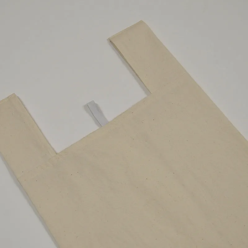 Tote Bag Natural Cotton Calico Eco-Friendly Reusable