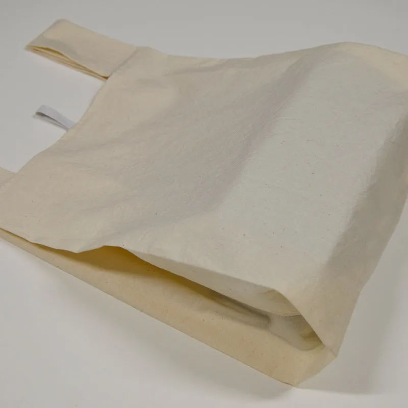 Tote Bag Natural Cotton Calico Eco-Friendly Reusable