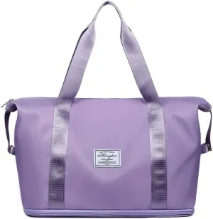Travel Duffle Bag Waterproof Sports Gym Bag Large Tote Weekender Bags Shoulder Overnight Bags for Women