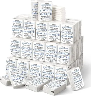 Travel Tissue Packs Bulk Inspirational Pocket Travel Packs Appreciation Individual Tissue for Toilet Wedding Party Daily Use Swag Bag Stuffers Self Care Items Bulk(60 Pcs)