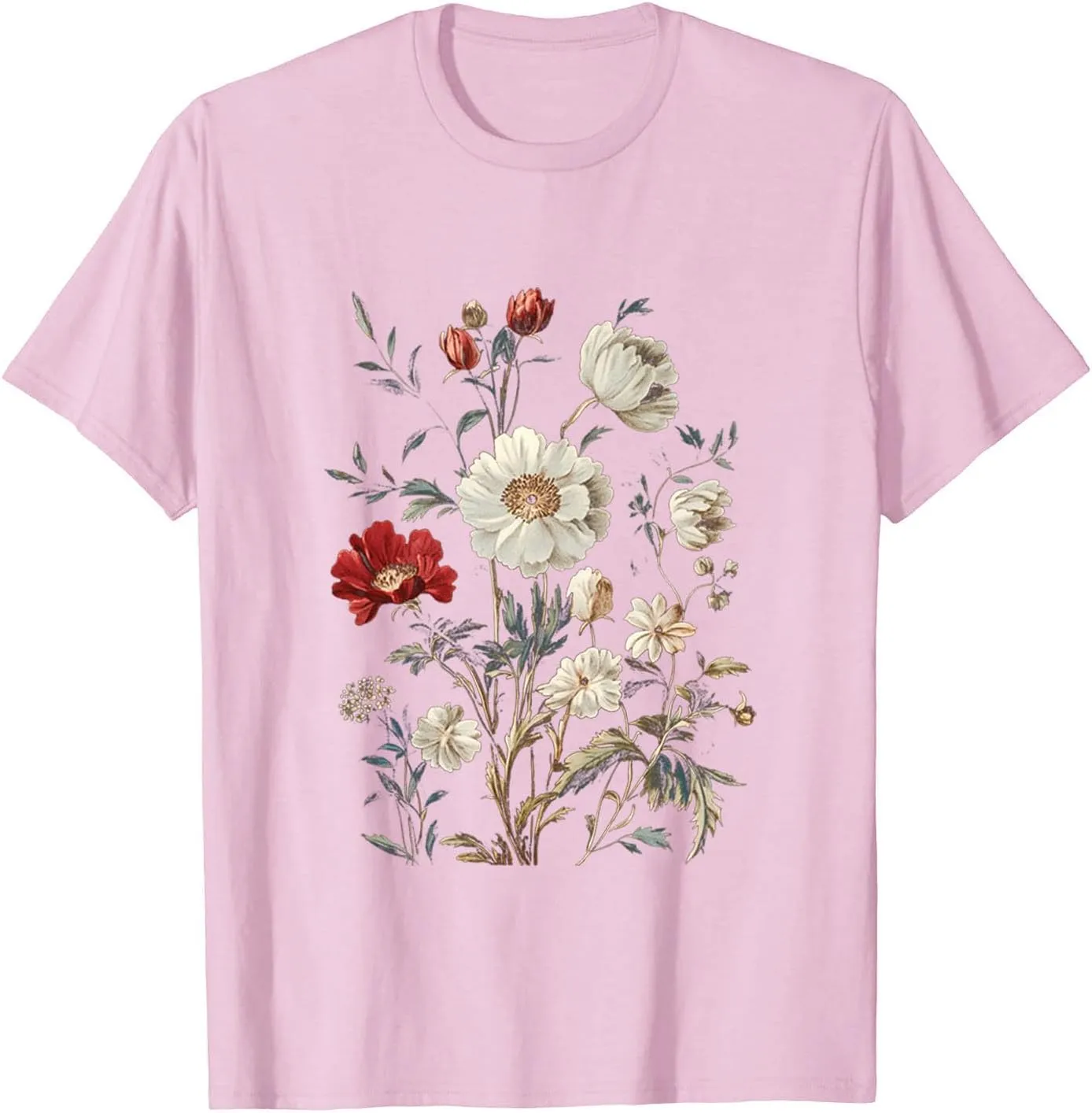 Trendy Tops for Women 2025 Basic V Neck Solid Floral Shirts Dressy Casual Short Sleeve Tunics Summer Vacation Blouses