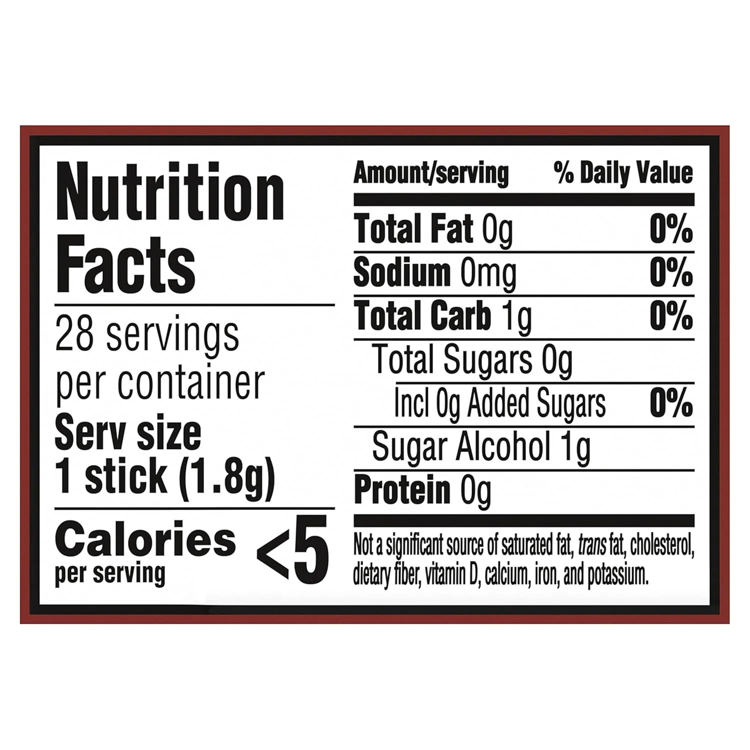 Trident Cinnamon Sugar Free Gum, 6 Pocket Packs of 28 Pieces (168 Total Pieces)