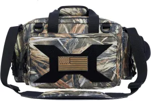 TRO&HOM Tactical Gun Bag for 4 Handguns - Pistol Shooting Range Bag With 15X Magazine Slots & Pockets for Ammo & Essentials - Padded Hunting & Sport Bag