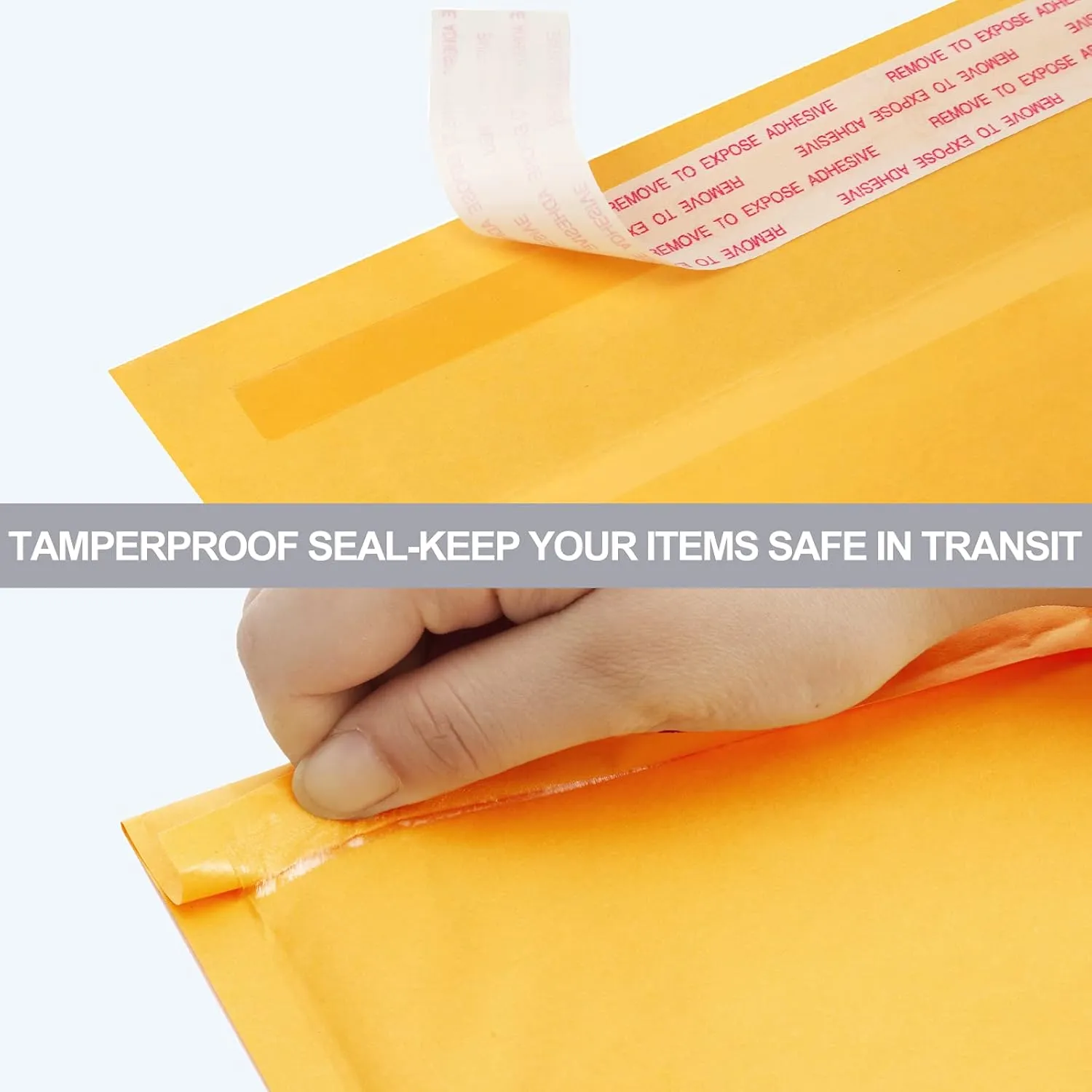 UCGOU Kraft Bubble Mailers 9.5x14.5 Inch 25 Pack Yellow Padded Envelopes #4 Large Mailing Packages Self Sealing Tear Resistant Boutique Bulk Mail Shipping Bags for Clothes Makeup Supplies