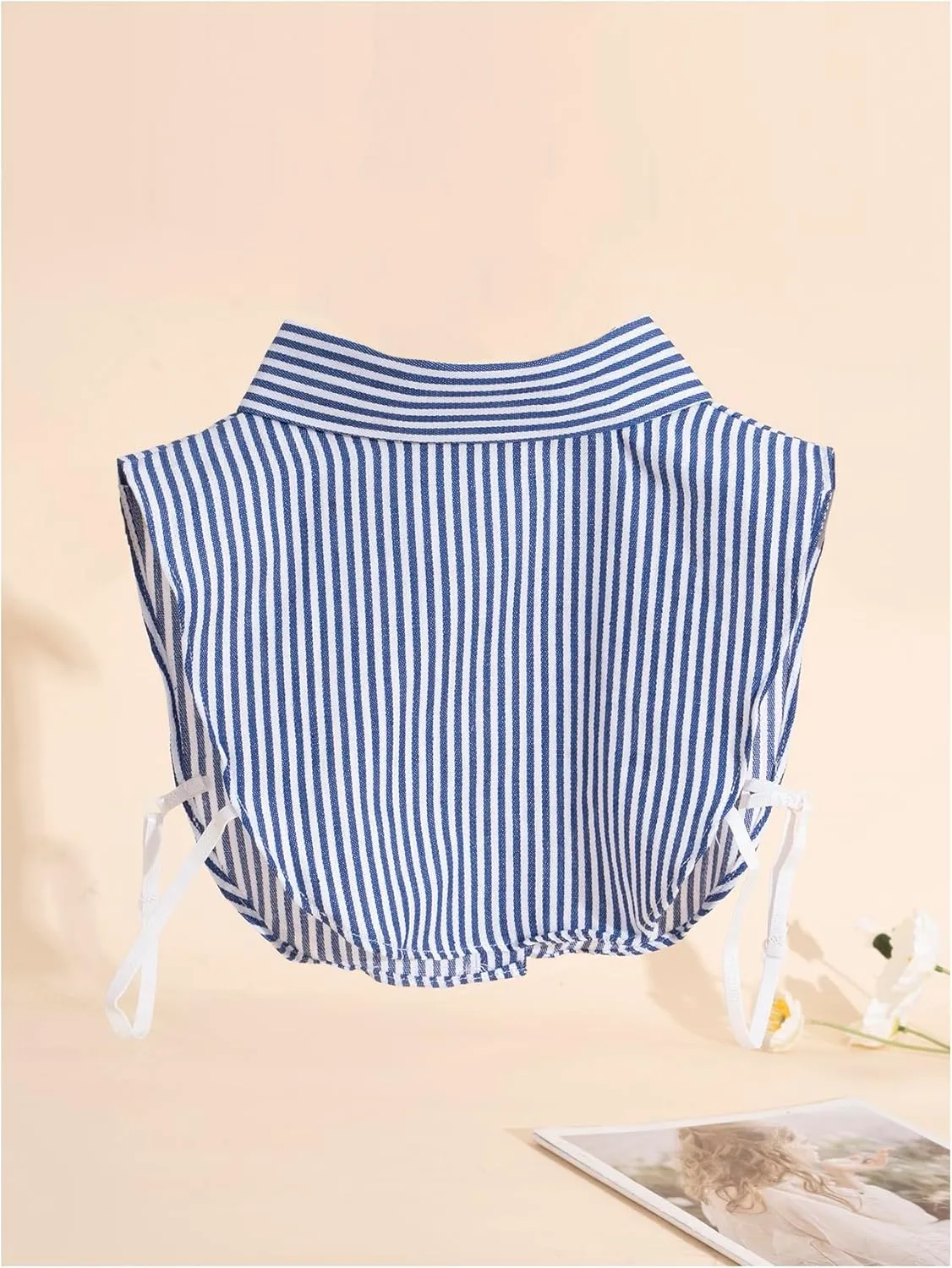 Verdusa Women's Fake Collar Detachable Dickey Collar Half Shirts Blouse