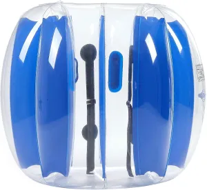 VEVOR Inflatable Bumper Balls 1-Pack, 4FT/1.2M Bubble Soccer Balls, Durable Thick PVC Human Hamster Bubble Knocker for Outdoor Sports Team Gaming Play, Bopper Toy for Garden Yard Park, Blue Stripes