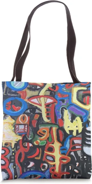 Vibrant Perspectives, a colorful abstract piece Tote Bag