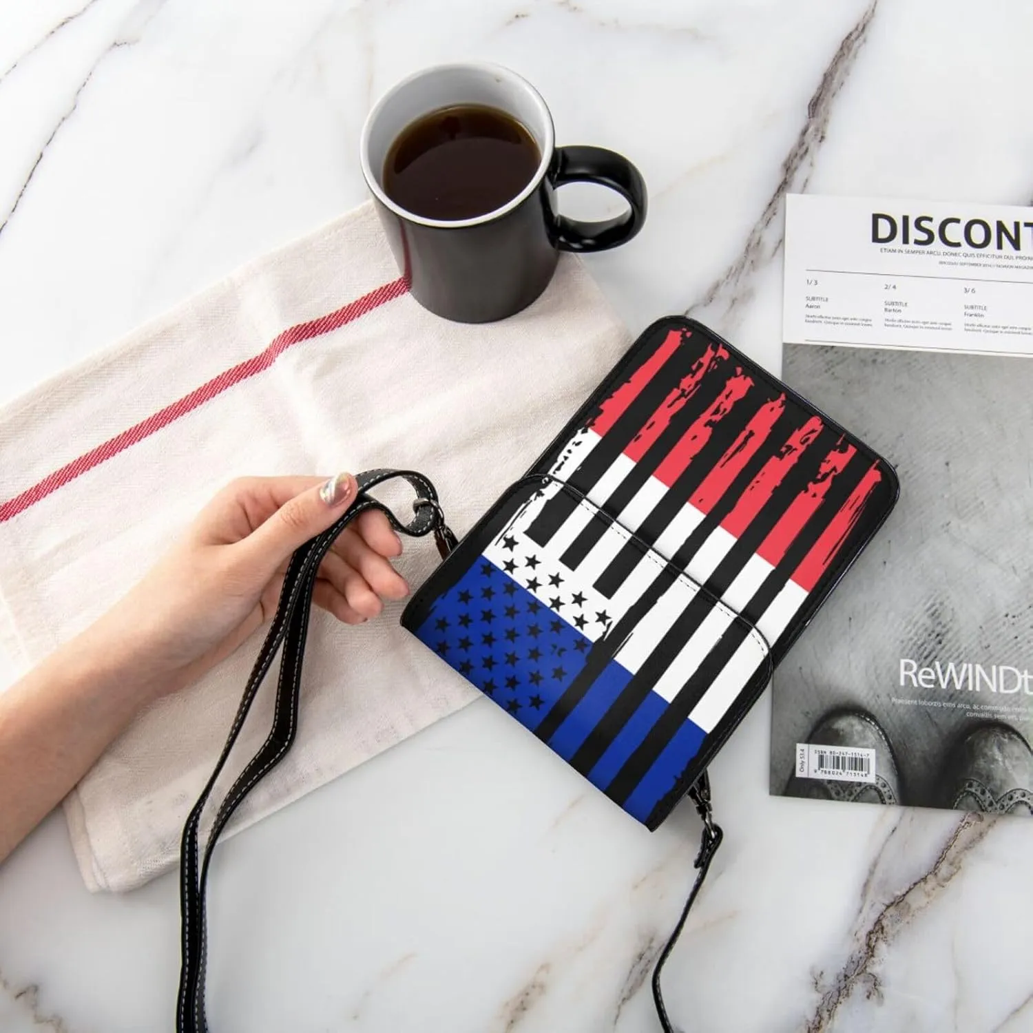 Vintage Iran Iranian America Flag Striped Patterns Small Crossbody Purse Cell Phone Bag for Women