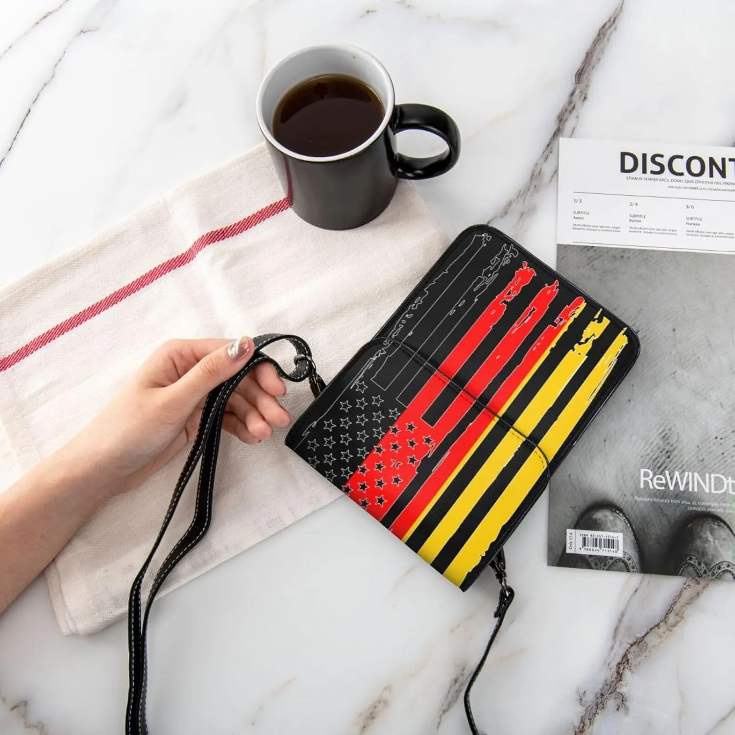 Vintage Iran Iranian America Flag Striped Patterns Small Crossbody Purse Cell Phone Bag for Women