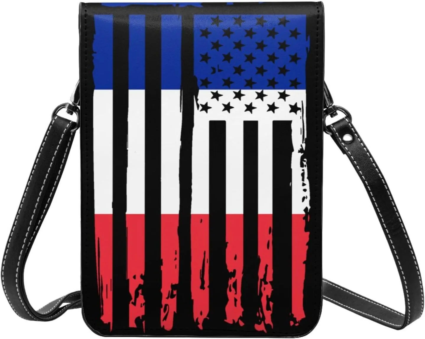 Vintage Iran Iranian America Flag Striped Patterns Small Crossbody Purse Cell Phone Bag for Women