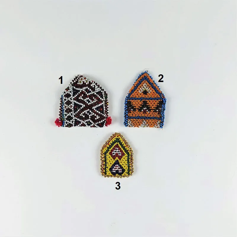 Vintage Kuchi miniature pouch hanger - mini wallet embellishment
