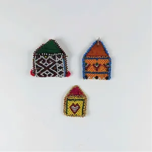 Vintage Kuchi miniature pouch hanger - mini wallet embellishment