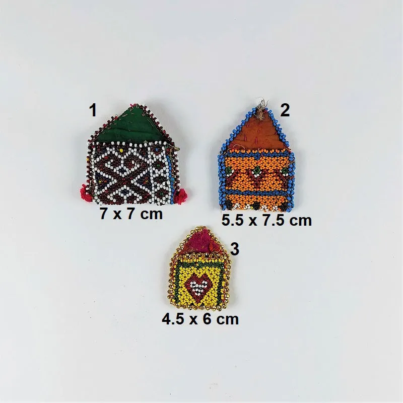 Vintage Kuchi miniature pouch hanger - mini wallet embellishment