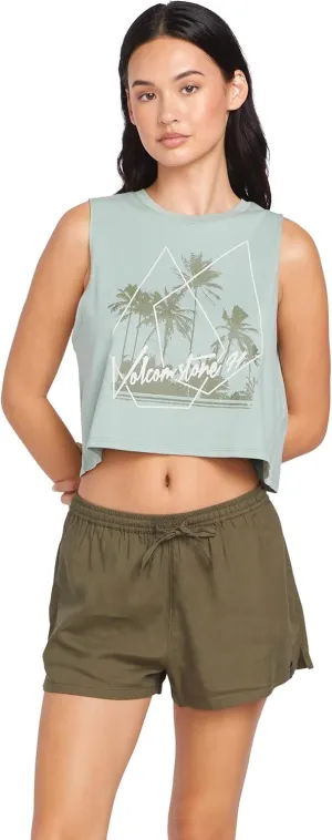 Volcom Women's Stone Hour Crop Tank Top