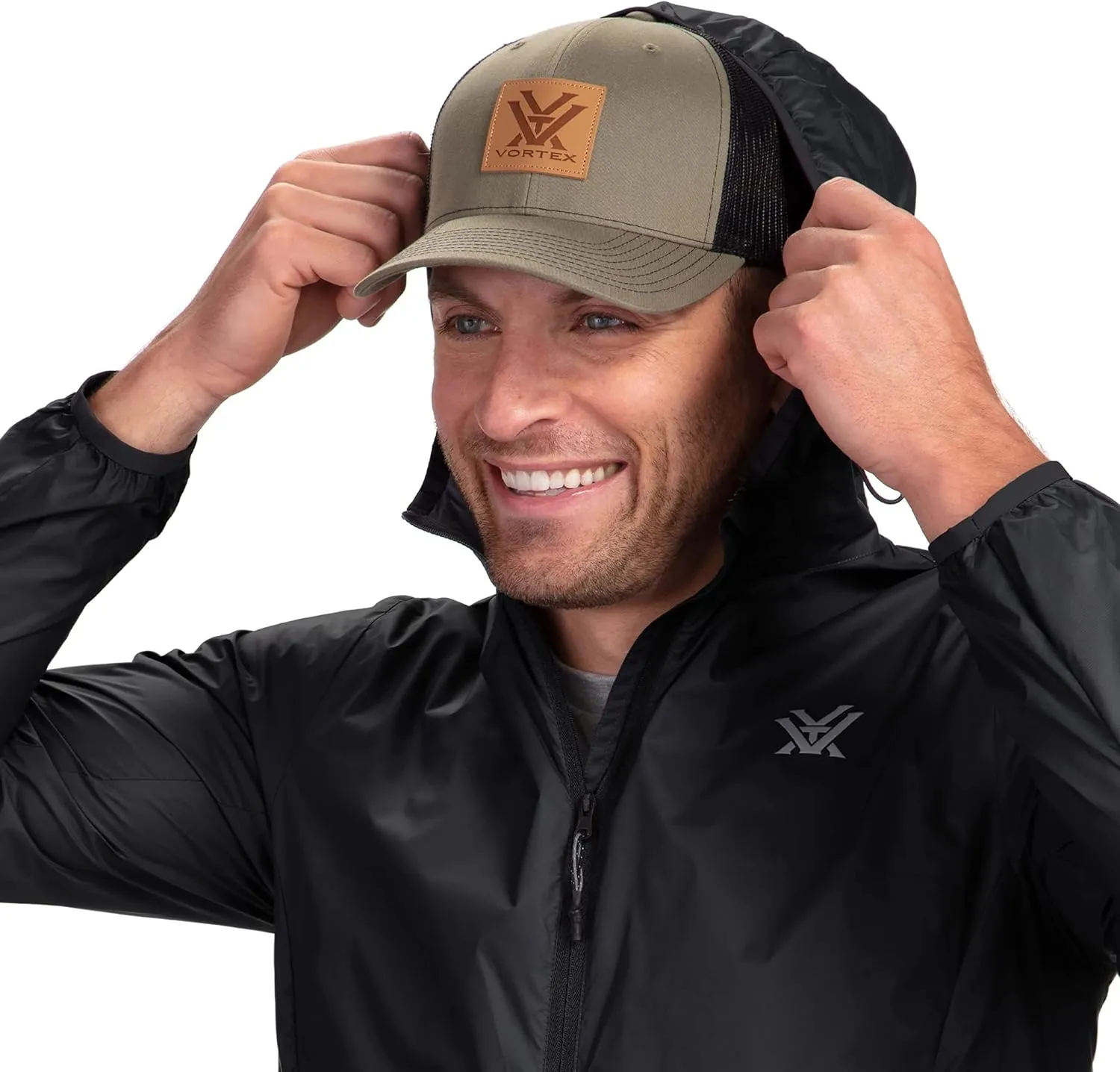 Vortex Men's Storm Silencer Pro Rain Breaker Jackets - DWR Treated, Packs Into Own Pocket
