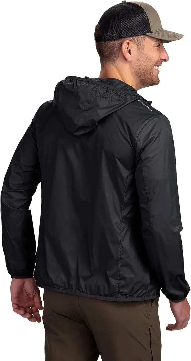 Vortex Men's Storm Silencer Pro Rain Breaker Jackets - DWR Treated, Packs Into Own Pocket