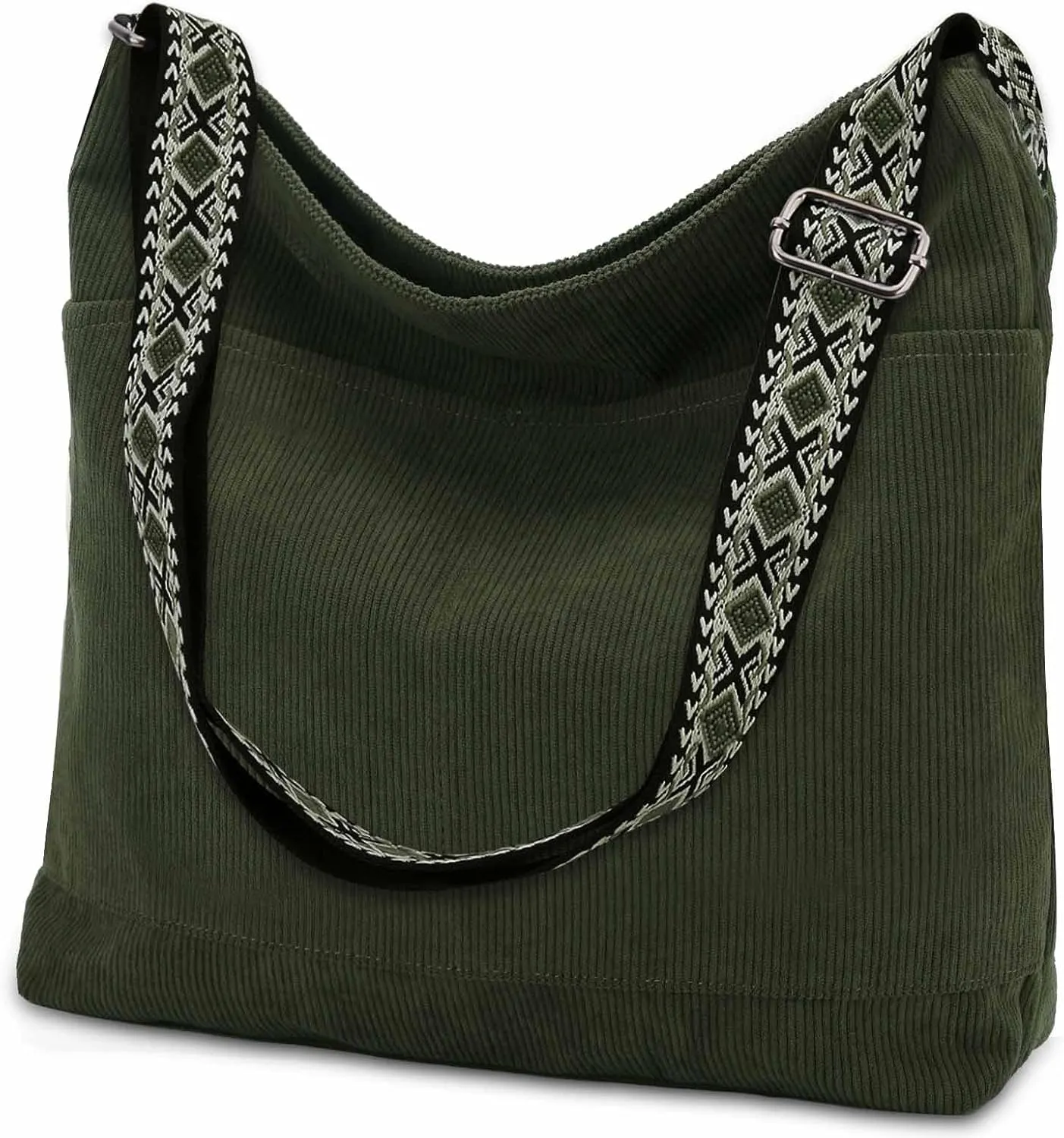 VX VONXURY Crossbody Bag,Lightweight Canvas Shoulder Tote for Women Water Resistant Top Zip Hobo Purse with Adjustable Strap
