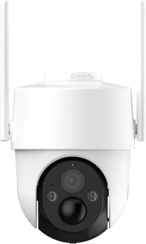 Waggle 4G LTE Security Outdoor Camera- No WiFi Needed, Wireless, Solar Powered, 355° Pan & 100°Tilt, Built-in SIM Card, Color Night Vision - Supports Multiple Carriers for Connectivity