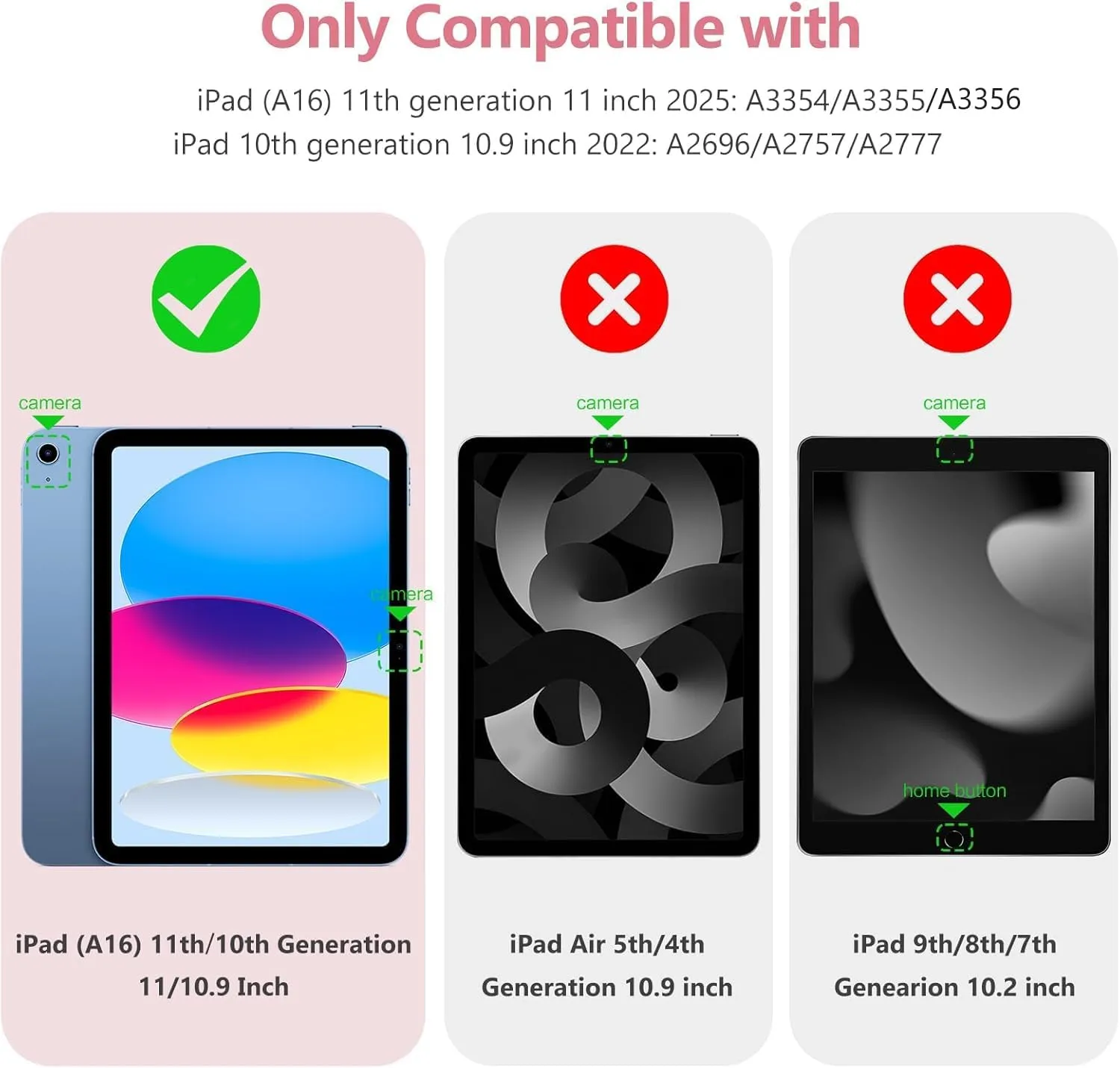 Wenlaty Compatible with iPad (A16) 11th Generation Case 11 Inch 2025, for iPad 10th Generation Case 10.9 Inch 2022 with Pencil Holder, Trifold Stand Protective Clear Back, Auto Wake/Sleep Blue Gray