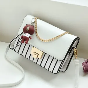 Wholesale Fashion Large Capacity Color Matching Striped Crossbody Shoulder Bag