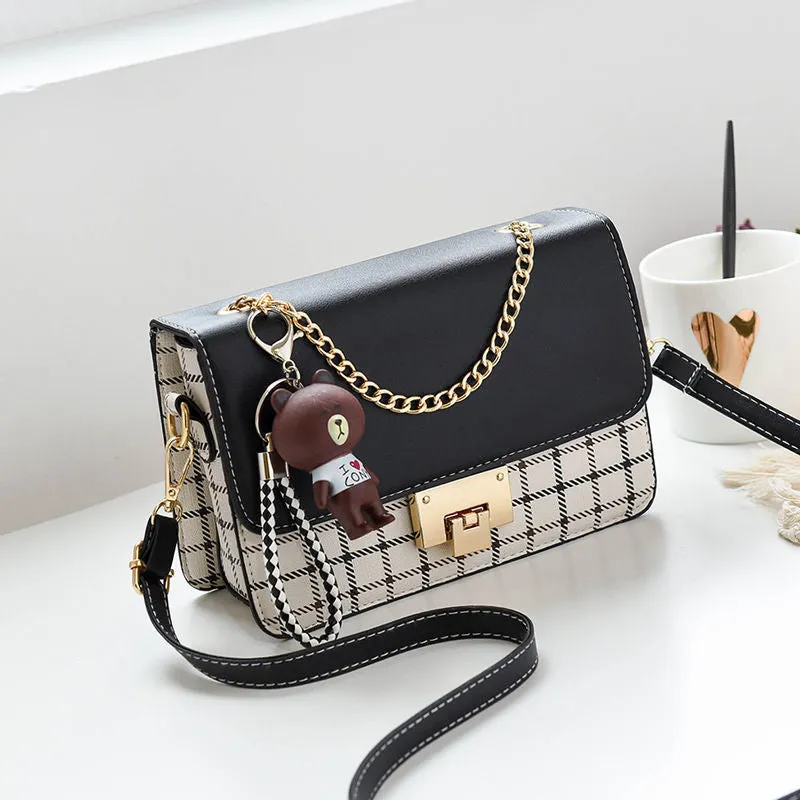 Wholesale Fashion Large Capacity Color Matching Striped Crossbody Shoulder Bag