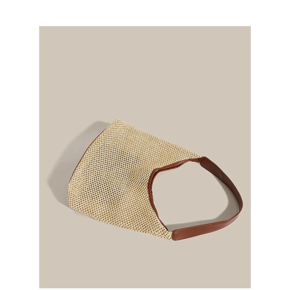 Wholesale Retro Straw Casual Shoulder Bag