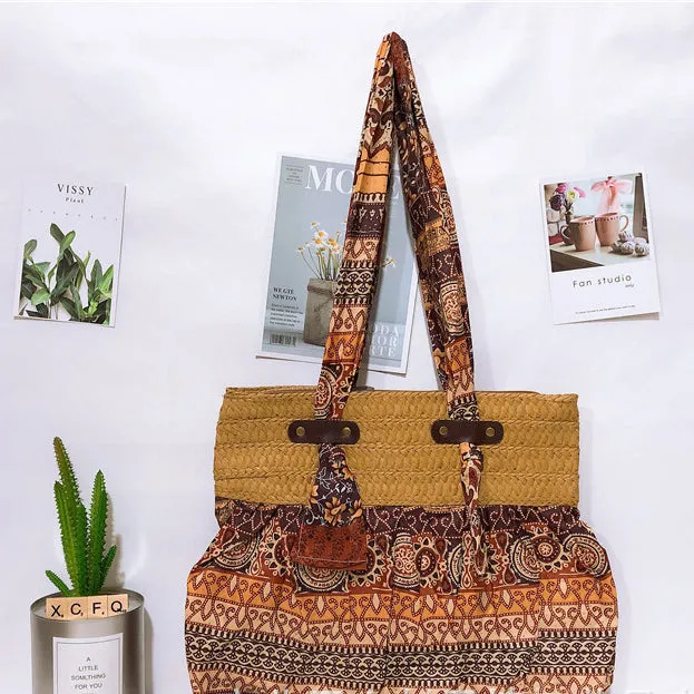 Wholesale Skirt Bag Plant Craft Products Straw Woven Bag