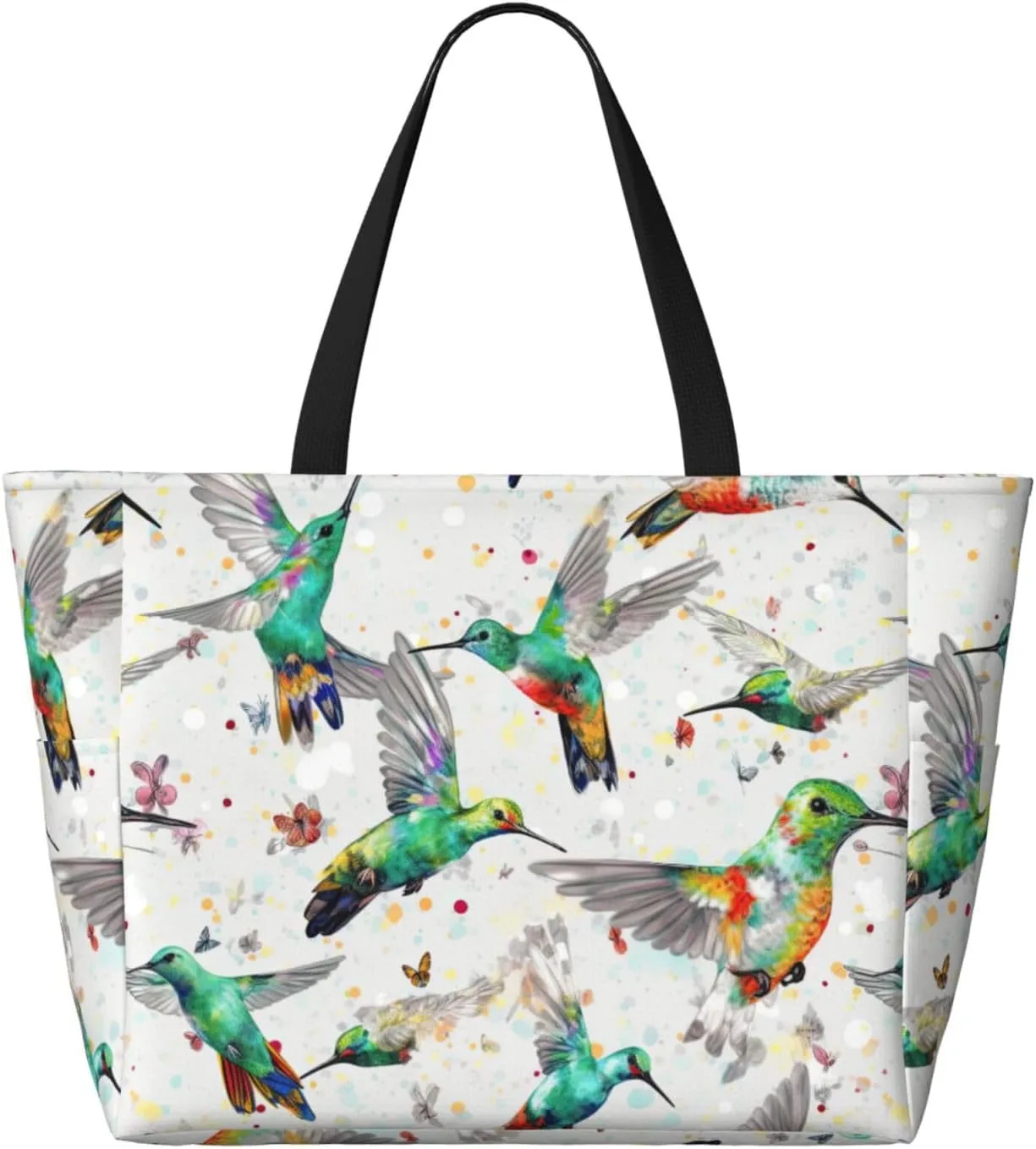 Women Large Beach Bag Travel Weekender Foldable Tote Bag for Pool Beach Vacation Gym