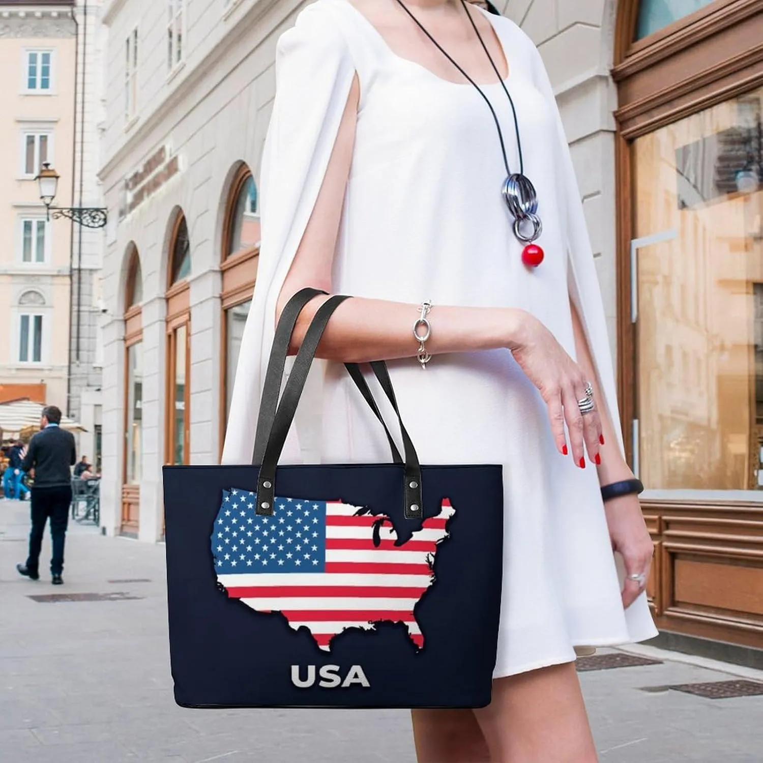 Women Travel Shoulder Bag Waterproof Casual Purses Multi Handbags with Zipper