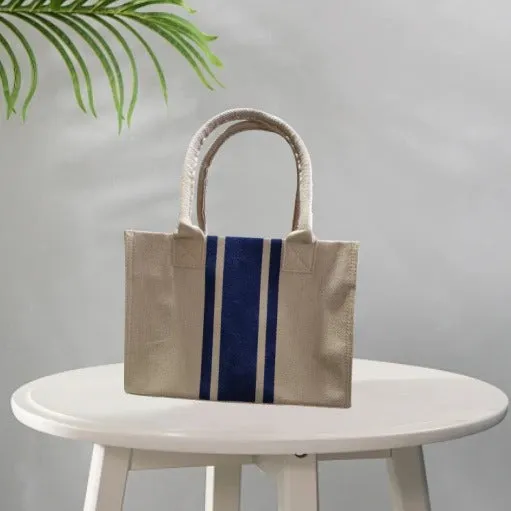 Women's Korean Professional Commute Striped Minimalist Large Bags