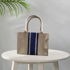 Women's Korean Professional Commute Striped Minimalist Large Bags