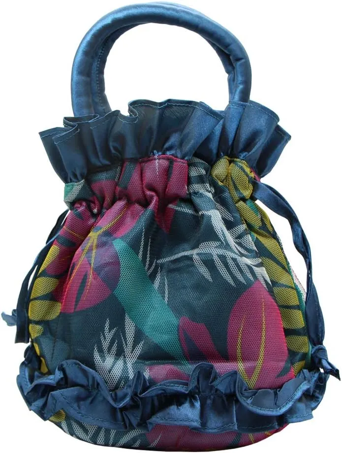 Womens Ladies Handbag Drawstring Bucket Bag Coin Purses Key Bags Cash Money Phone Pouches