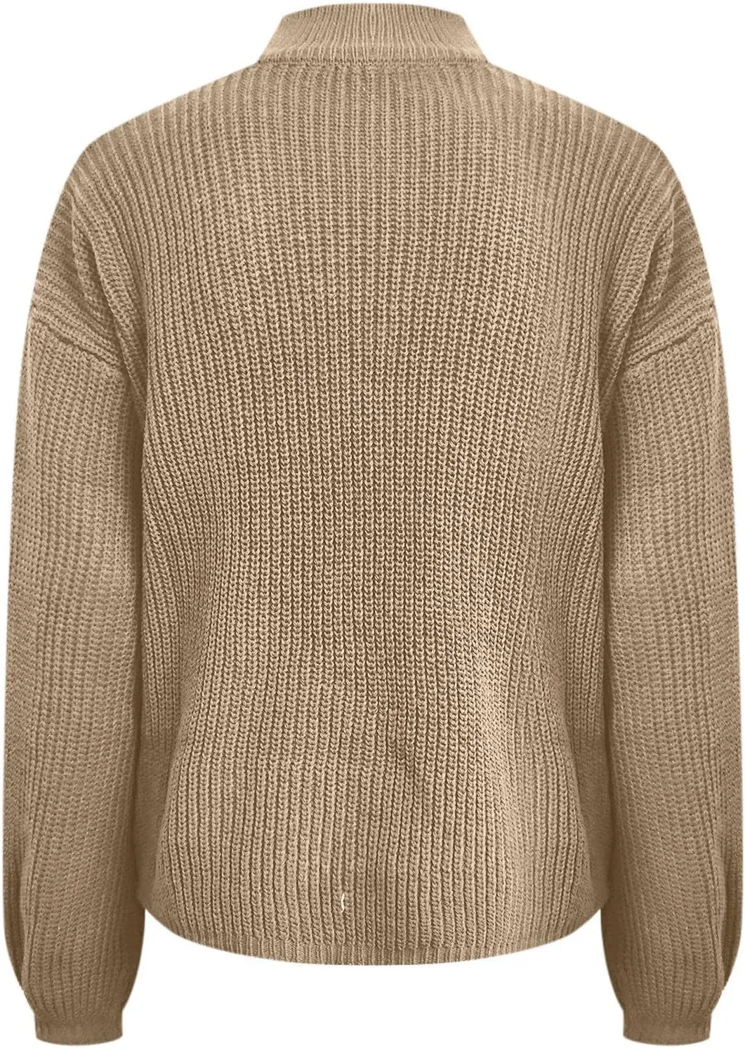 Womens Long Sleeve Loose Sweater Trendy Cable Knit Sweaters Soft Casual Warm Pullovers