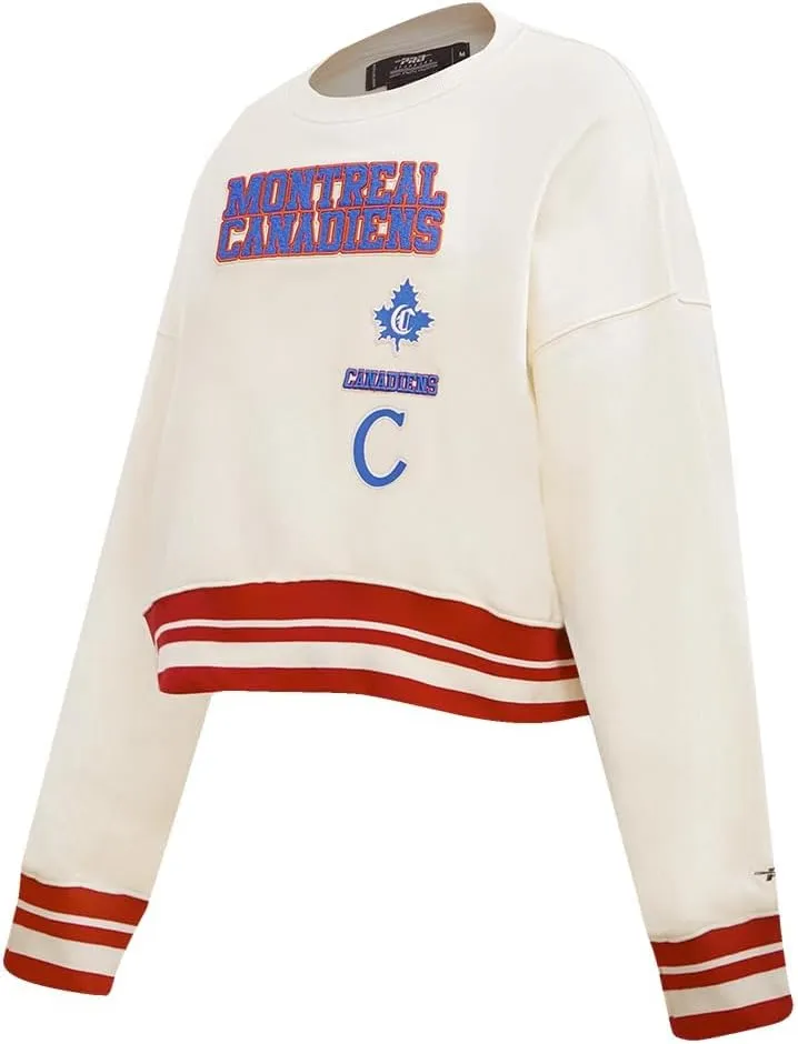 Women's NHL Retro Classics Ribbed Fleece Crewneck