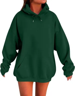Women's Oversized Hoodie Pullover Streetwear Hip Hop Athletic Sweatshirts Casual Comfy Loose Shirt Tops with Pockets