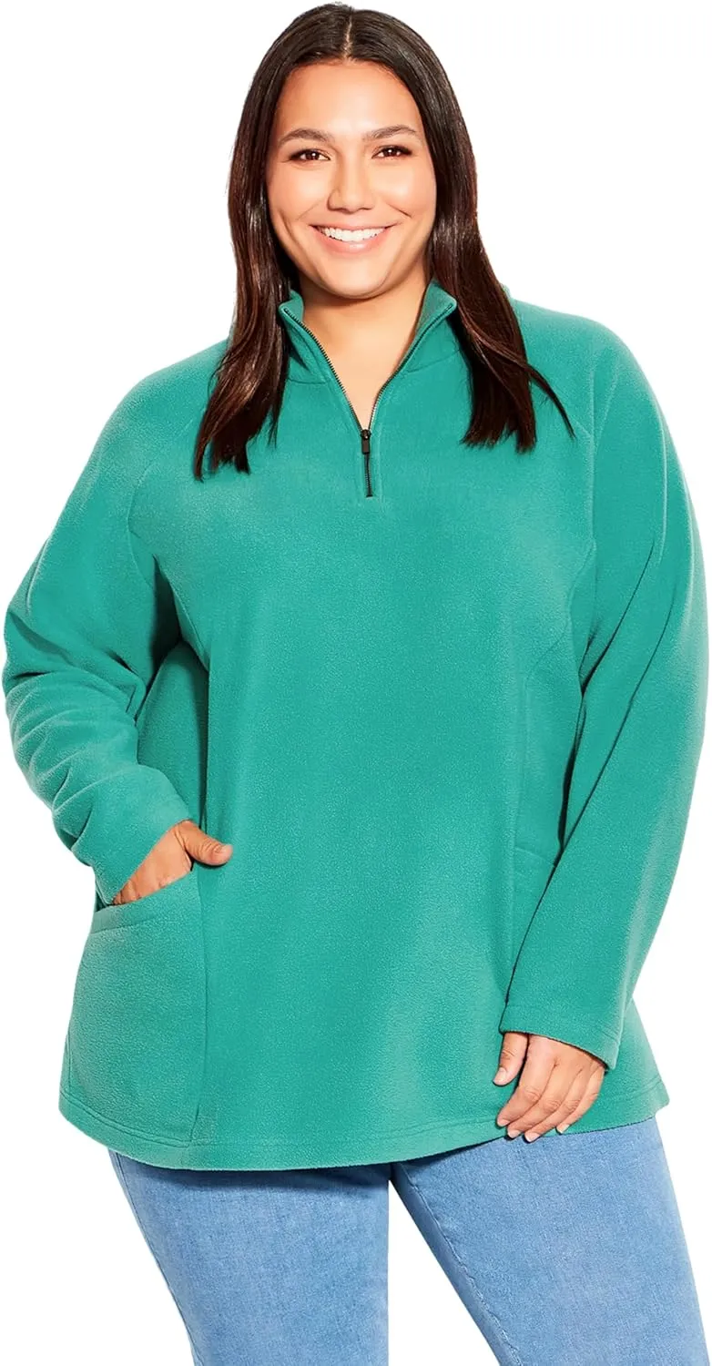 Women's Plus Size Tunic - Polar Fleece Pocket