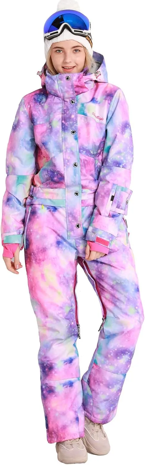 Womens Snowsuit One Pieces Ski Suits Jumpsuits Colorful Coveralls Snowboard Jackets