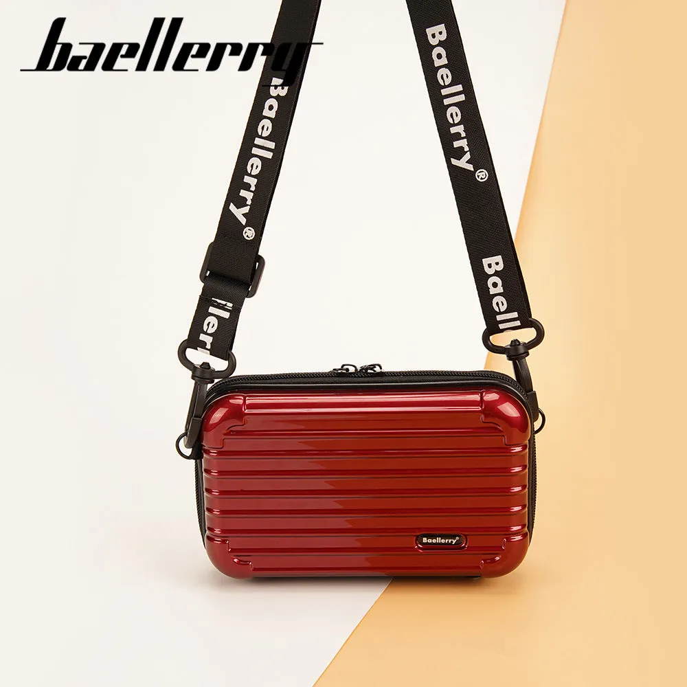 Women's Storage Hard Shell Striped Mini Box Cosmetic Bags