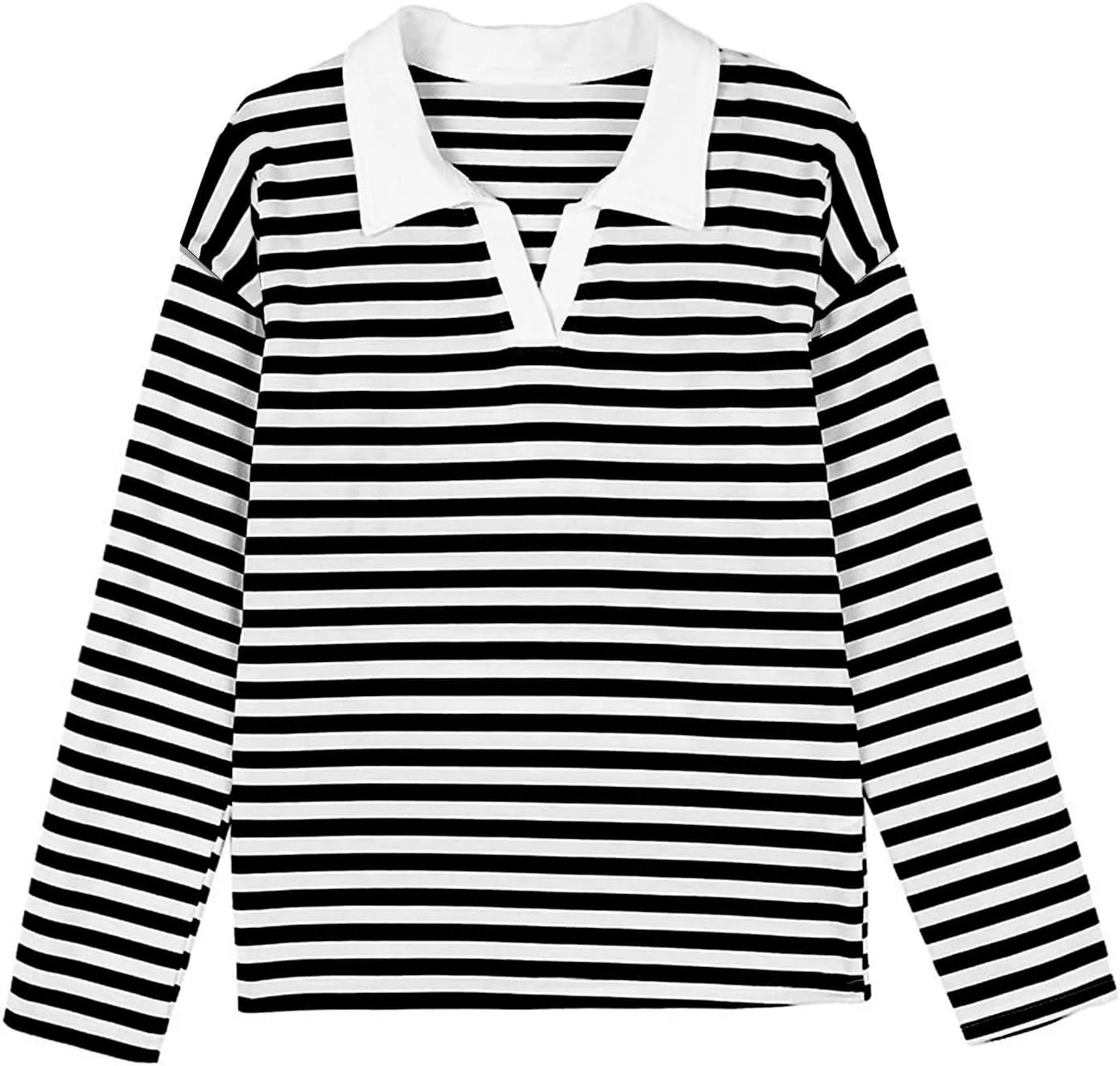 Women's Striped Oversized Hoodies,2024 Casual Cowl Neck Long Sleeve Fleece Sweatshirts,Pullover Tunic Cute Winter