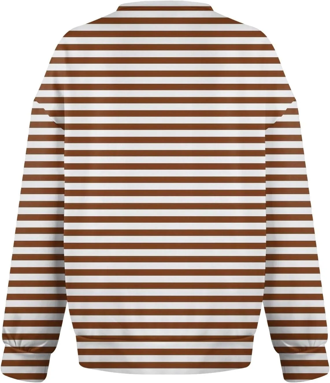Womens Tops Trendy Striped V-Neck Sweatshirts Casual Long Sleeve Shirts Lightweight Pullover With Pockets