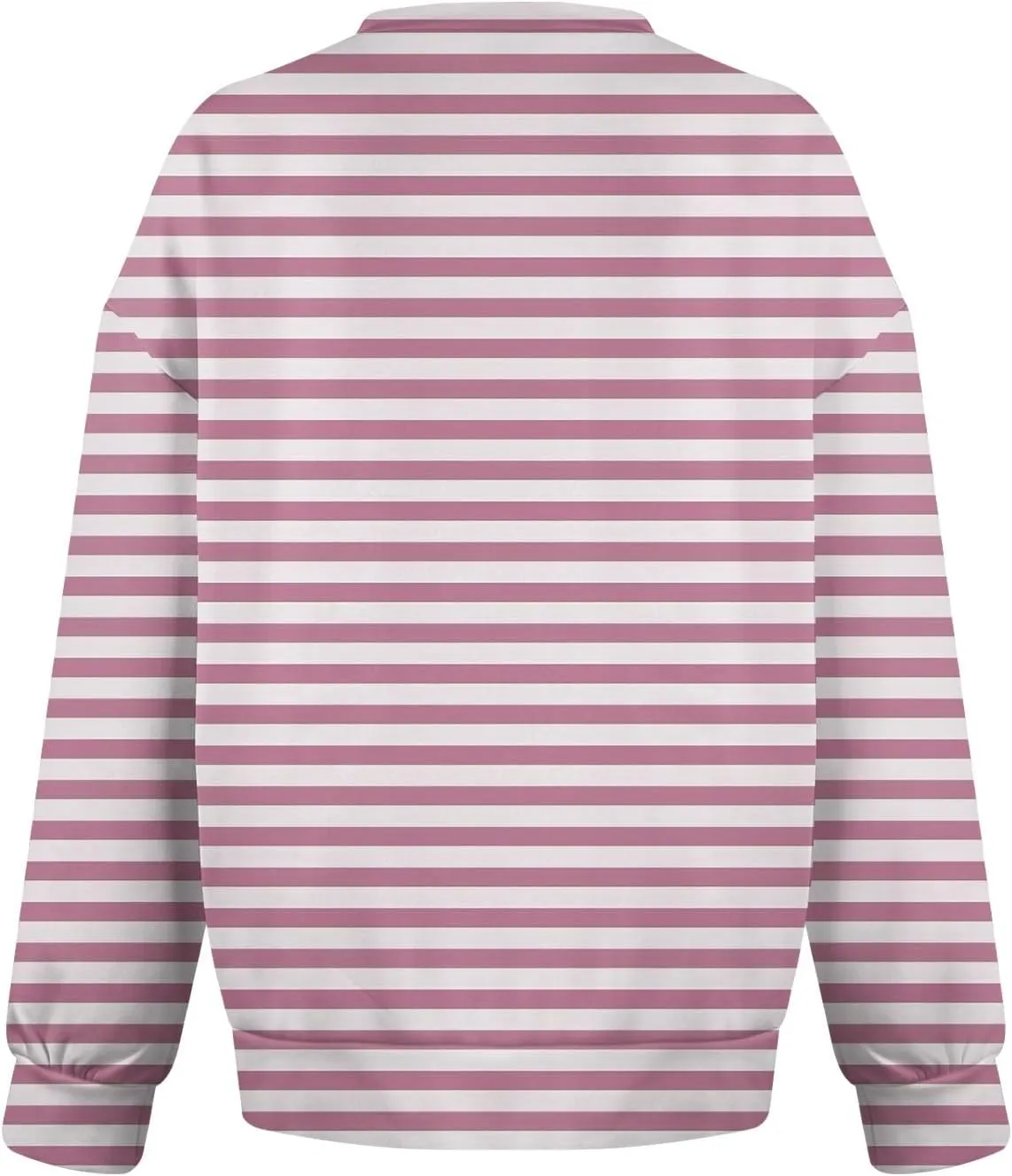 Womens Tops Trendy Striped V-Neck Sweatshirts Casual Long Sleeve Shirts Lightweight Pullover With Pockets