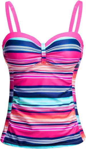 Women's Underwire Tummy Control Swimsuit Top with Push Up - No Bottom Included