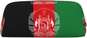 WURTON Flag of Afghanistan Print Pencil Pouch Multifunctional Pencil Case Bag Office Stylish Zipper Pencil Pouches