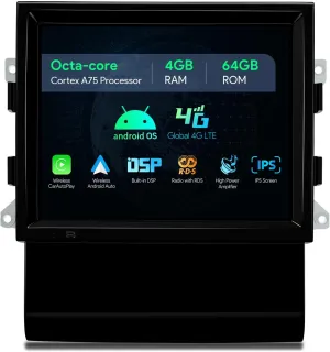XTRONS 8.4 Inch Android 14 Car Stereo for Porsche Macan (2014-2016) with Optical Fiber Decoder, IPS Touch Screen 4GB 64GB Global 4G LTE Car Radio GPS Navigation Support Wireless Car Play Android Auto