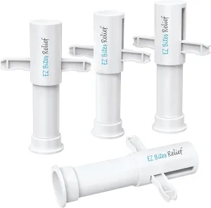 YARKOR EZ Bite Relief - Bug Bite Suction Tool 4 Packs, Kid Friendly Venom Extractor Itch Relief, Natural Reduce Itch & Swell, Bite & Sting First Aid for Outdoor Hiking, Backpacking and Camping