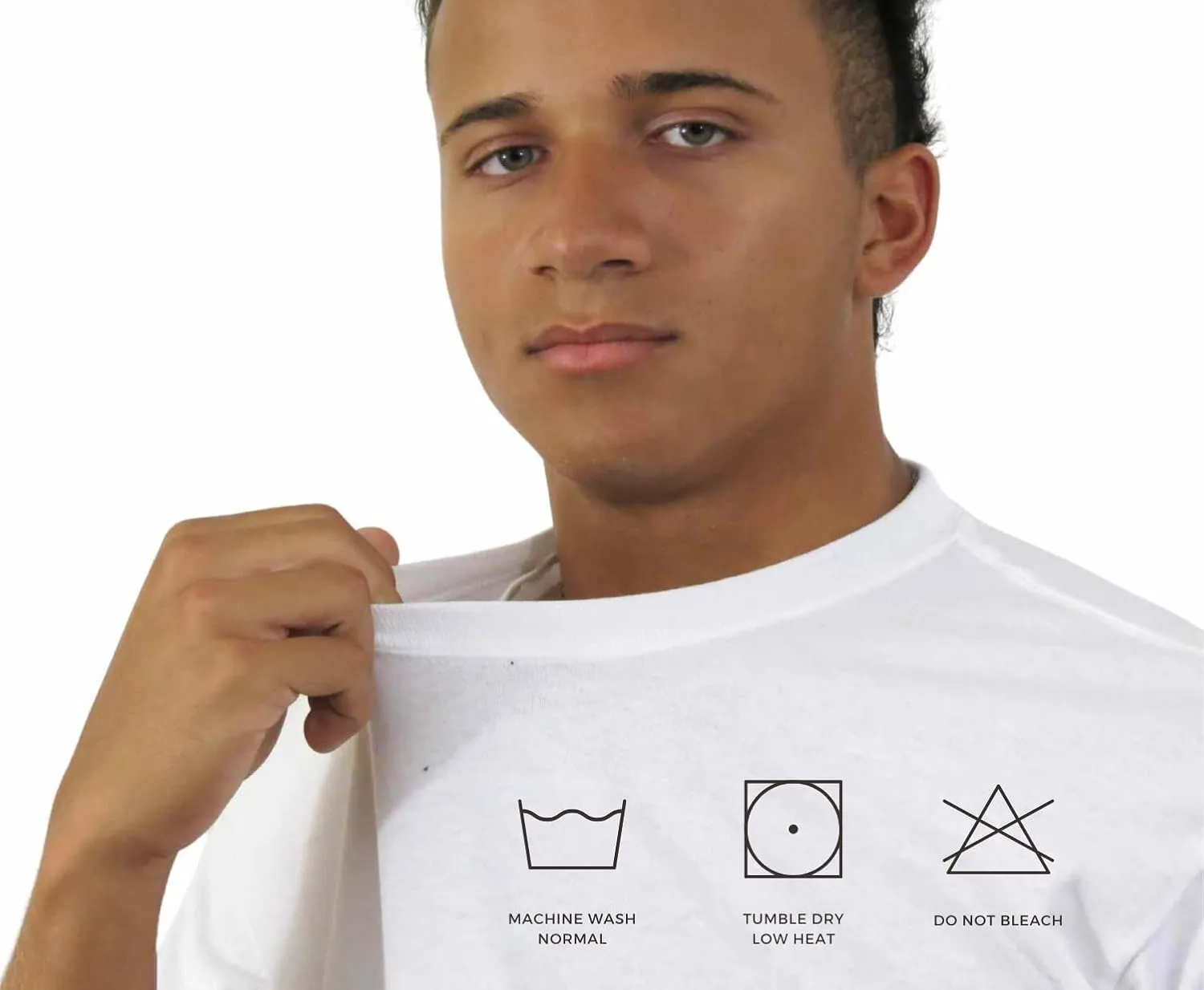 Yazbek Men's T-Shirts Casual 100% Cotton 3 Pack Short Sleeve Undershirt Durable Comfortable and Multipack Heavy Weight