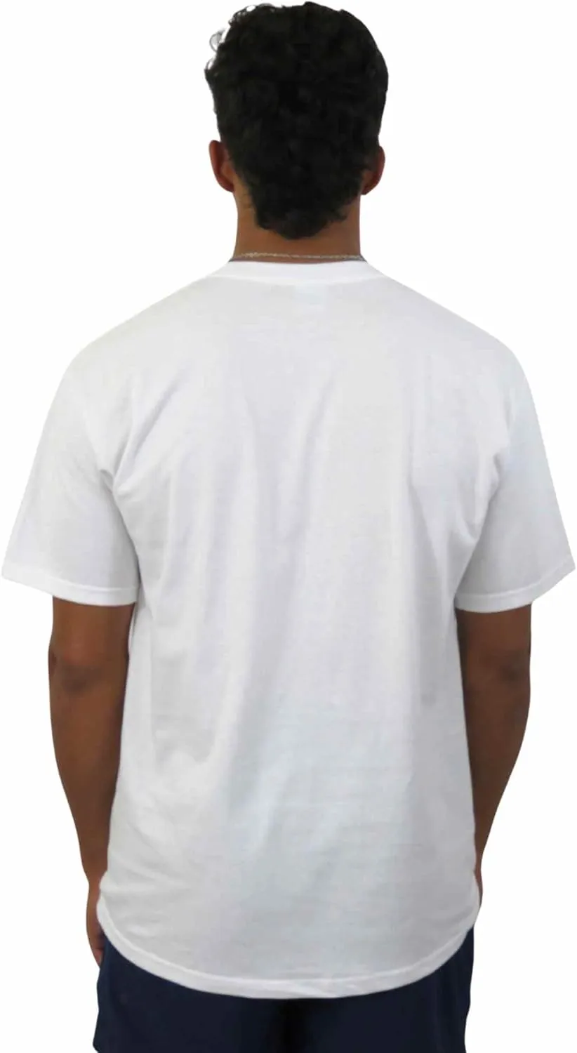 Yazbek Men's T-Shirts Casual 100% Cotton 3 Pack Short Sleeve Undershirt Durable Comfortable and Multipack Heavy Weight