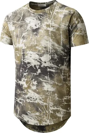 YININF Mens Hipster Hip Hop Short Sleeve Print T-Shirt Shirts Men