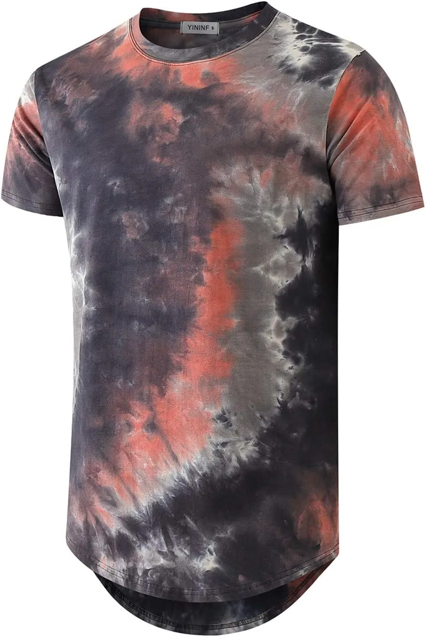 YININF Mens Hipster Hip Hop Short Sleeve Print T-Shirt Shirts Men